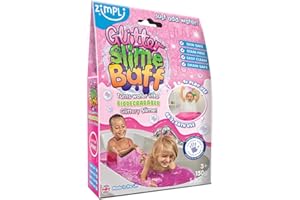 Glitter Slime Baff Pink from Zimpli Kids, 1 Bath or 4 Play Uses, Magically turns water into gooey, glittery slime, Children's Party Bag Favours, Slime Kits for Girls, Slime Making Kit, Bath Toy
