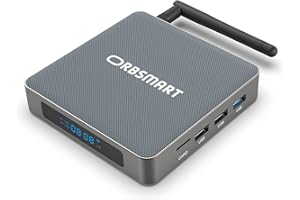 Orbsmart Android 12 TV Box TR43 4K (Ultra-HD) HDR Smart Mini PC (Quadcore-CPU, 8GB DDR4 RAM, HDMI 2.0, WLAN+Bluetooth)