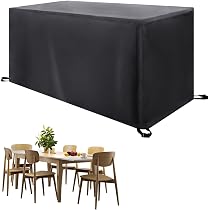 Gartenmöbel-Abdeckplane 210x200x90 Cm – Schwarz, Wasserdicht & UV-beständig Aus Oxford-Gewebe