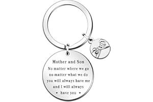 QMVMV Mum Gifts Mum Keyring from Son Christmas Birthday Thanksgiving Mother's Day Gifts for Son