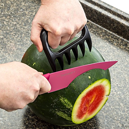 LURICO Gezogene Schweinehacker Bärenklaue Fleisch Tenderizer – BBQ FLEISCHGABEL Zerkleinerungshandling & Fleischhandler Carving Gabeln (Schwarz) - 6