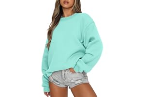 CHICZONE Womens Sweatshirts Crew Neck Pullover Sweaters Casual Comfy Fall Winter Clothes