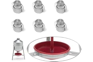 Motisi Zootecnici Nr.6 Tappo Ricambio per abbeveratoio Serbatoio in lamiera da Litri 30 per Galline, polli ECC.