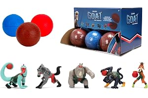 Jada Toys Goat The Movie-figur (1 styck) – 1 av 6 basketsamlarfigurer i basketblindpack, ca 6,5 cm stor, för fans och barn fr