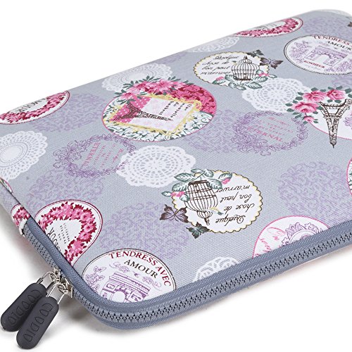 Coodio® ShockProof 30,5-31,8 cm (12-12.5 Zoll) Laptophülle Notebooktasche Schutzhülle Hülle Sleeve Tasche für Apple Das neue MacBook 12 – Amour See Blau - 6