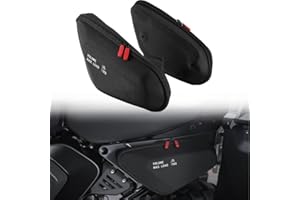 Homefurnishmall Lot de 2 sacs souples d'espacement pour BMW R 1300 pour cadre en nylon GS Poche latérale pour Adventure 2024-2025 Étanche et anti-poussière
