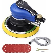Professionele pneumatische excentrische schuurmachine, dubbele actie, snelheid 10.000 rpm, 5/6 inch, rotorbitale polijstmachine voor auto, metaal, hout, meubels