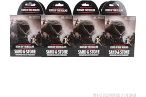 Wizkids D&D Icons of The Realms: Piasek i kamień (zestaw 26) Cegła Booster (8)