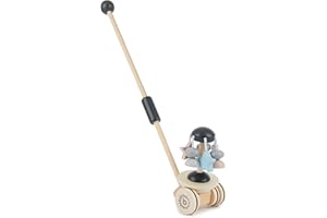 Bieco | Caminador y Andador de Madera para Bebé | Juguete de Arrastre | Juego de Palos para 1 Año