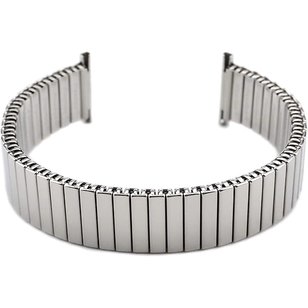 Bracelet De Montre Rowi Fixoflex En Acier Inoxydable Doré – 6 Mm – Neuf Avec étiquettes – Vintage