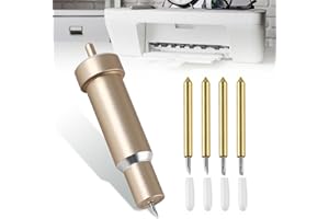 INQUIRLLY Lama Taglio Profondo con Alloggiamento Cut Lama per Cricut Explore per Esplora Air e Air 2 Plotter da Taglio 30/60 Gradi Sharp per Cricut Explore Air、Air 2、Air 3、Cricut Maker 3 Utensili da Taglio