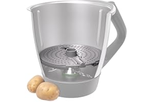 Wundermix - WunderPeeler® V2 Éplucheur pour Thermomix TM6, TM5, TM31 • Accessoire éplucheur de pommes de terre et légumes • Râpe robuste pour épluchage efficace
