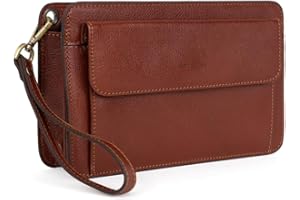 Hexagona - Pochette dragonne - Compatible téléphone Portable - pour Homme - Collection République - en Cuir