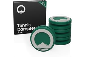 Otaro Amortiguador de tenis – 100% reciclado – 4 unidades – Amortiguador premium – como amortiguador de raquetas de tenis, amortiguador de vibraciones, accesorio de tenis o tenis