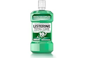 Listerine | Bain de Bouche Total Care Dents et Gencives (bouteille de 500 ml) – Soin bucco-dentaire quotidien pour des dents et gencives plus saines – Bain de bouche pour une haleine fraîche durable