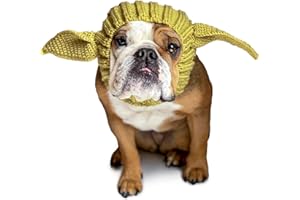 Zoo Snoods Star Wars Baby Yoda Mandalorian Costume for Dogs, Large - Alien Baby Green Hoodie, Cat Dog Party Hat Dog Ears Headband, Funny Dog Costume Outfit Dog Snood Anxiety Coats Fancy Dress