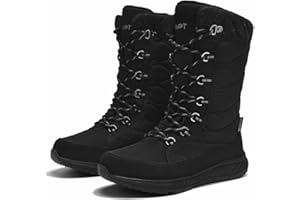 Merdoo Wasserdicht Winterstiefel Damen Warme Gefüttert Schneestiefel Schneeboots Rutschfest Gr.37-42