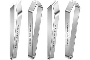 YOUZMY 4 Pezzi Pinzette da Cucina, Pinzette In Acciaio Inossidabile, Pinzette a Spina di Pesce, Pinzette per Ossa, Pinzette a Spina Di Pesce, Pinzette Per Pesci Per Ossa, Pinze per Ossa Per Pesce