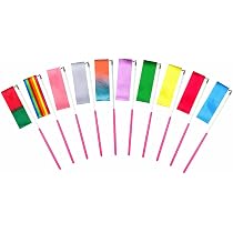 Lot De 12 Foulards De Jonglage ZEPIQOR – 60x60 Cm, Rayonne, Couleurs Vives, Pour Enfants Et Spectacles