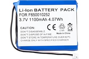 CHUNCAIL CHUNGAIL - Batería compatible con Tomtom One 4N01.002, 4N01.003, Edinburgh F650010252, Europa GPS Navigation Sat NAV (1100 mAh, 3,7 V, ion de litio) (1500 mAh, 3,7 V, iones de litio)