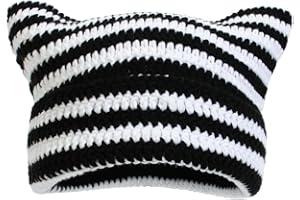 Sophisticate Y2k Wintermützen mit Katzenohren LäSsige WintermüTze Mit Katzenohren mit Ohren