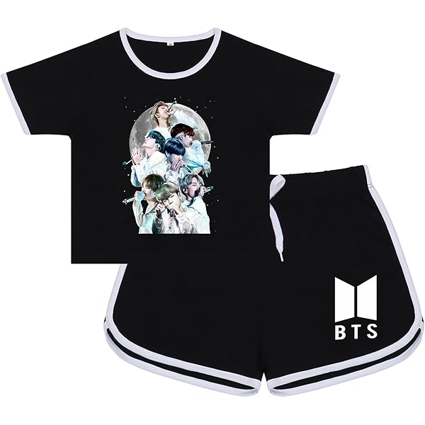 Buy cover n fashion BTS Kpop Casual Round Neck Half Sleeve Printed