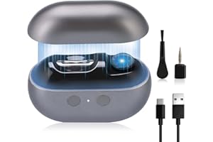 GENERIC 3-in-1 Multi-Functional Smart Nail Clipper, Electric Nail Clipper with Led Light, Electric Nail Clippers for Toenails, USB Charging, 2 Speeds & Nail Clippings Storage (Gray)