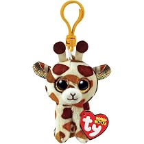 Porte-clés Ty Beanie Bellies – Izzy Le Carlin Pailleté, Super Doux Avec Ventre à Câliner (12 Cm)
