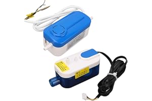 YUNSEITY Automatic Condensate Pump, AC110 to 240V 24L/H 60ml Silent HAVC Condensate Removal Pump, Mini Split Design, for Air Conditioner, Furnace, Dehumidifier