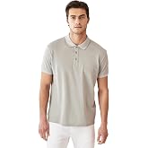 AC&CO/Gold Star Classics Slim Fit Slim Fit Slim Fit Uncurved Polo Collar Short Sleeve T-Shirt
