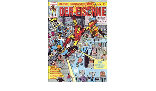 Marvel Universe Comic Nr 13 Der Eiserne Amazon De Marvel Universe Comic Nr 13 Der Eiserne Bucher