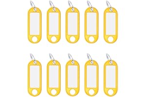 Wedo 262101805 Breloczki do Kluczy, Żółty, 10 sztuk