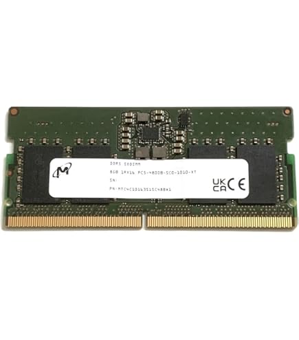 DDR5 SODIMM RAMs 8GB 4800MHz Laptop Memory DDR5 8GB 1RX16 PC5