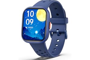 teslahero Upgraded Kids Smart Watch Fitness Tracker, 1.85" Screen with 12 Puzzle Games, Heart Rate Sleep Monitor, Pedometer, Waterproof Activity Tracker with/without APP for Boys Girls