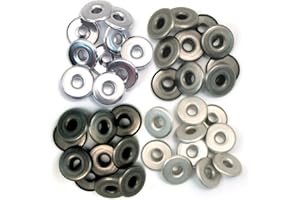 WE R MEMORY KEEPERS Heidi Swapp Ojales, Multicolor, 40 piezas (0.5cm central - 1.3cm cabeza)