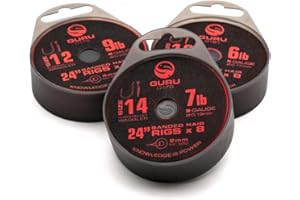 Korda Guru Super Pellet Waggler 24'' Banded Hair Rigs