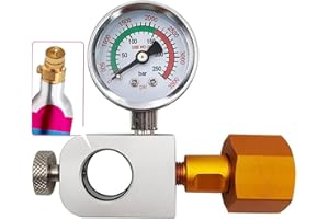 ROVRAI Soda Terra Machine - Adattatore di ricarica CO2 con misuratore, compatibile con DUO/Terra/Art/Gaia Soda Machine EU W21.8