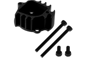 TOOMOD CW-01 Aluminum Motor Mount for Tamiya CW01 Lunch Box Midnight Pumpkin Chassis Upgrades Parts, Black