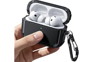 JETech Magnetiskt Skyddsfodral för AirPods Pro 3, Nyckelring
