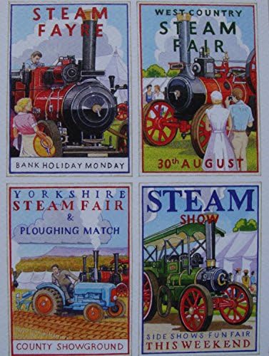 Steam Fayre Fair Show Greetings Card