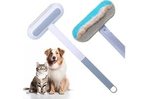 LONGGAOGAO Multifunctional HairRemoval Brush,4 in 1 Pet Hair Removal Tool, Reusable Pet Hair Remover for Carpet Car Glass (1PC)