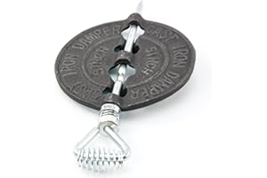 Cast Iron Flue Pipe Damper For Wood Burning Stoves Wood Burners Fires S4U® (5" Flue Damper)