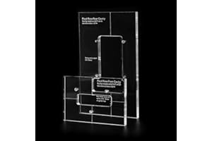 Musiclily Pro CNC Preciso Acrílico Trémolo Puente Routing Templates para Floyd Rose