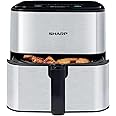 Sharp Air Fryer 1600 Watts, 7 Liters,8 Cook Menu, Non-stick coating - KF-AF70RT-S3