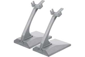 SAFIGLE - 2 Pièces, Étagère d'Exposition en Plastique pour Modèle d'Avion, Présentoir Universel Avion, Modèle d'Avion Stand, Sans Modèle d'Avion pour Blocs de Construction, Couleur Aléatoire