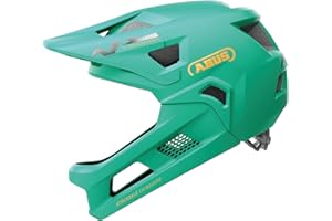 Abus MTB YouDrop FF - Casco Integral para niños y Adolescentes - para iniciarse en el Ciclismo de montaña - con mentonera extraíble