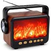 Ş&ouml;mine Efektli Nostajik Radyo Solar Panelli Nostaljik G&ouml;r&uuml;n&uuml;ml&uuml; Bluetoothlu ve Fenerli Mp3 &Ccedil;alar M&uuml;zik Kutusu