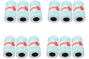 HAGSNEC Tbkoly 12 Rolls Sticker Thermal Paper 57mm x 30mm Self-Adhesive Thermal Printer for PAPERANG Printer Cash Register POS Receipt