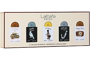 Lattafa Pride Eau de Parfum Gift Set Collection No.5 (5 x 20ml) | Luxury Perfume Gift Set for Men & Women | Long-Lasting Arabian Fragrances | Travel Mini Sprays