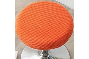 ZZDZW Fodera Coprisgabello Da Bar Rotondo Coprisedili Coprisgabello Rotondo con Elastico 1/2/4/6 Pezzi Diametro 30CM-36CM Copertura per Sgabello Tondo Elastici Copri Sgabello ( Color : O , Size : 1 pezzo )